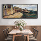 The Road in Giverny, 1885 - Floater Framed Canvas Print