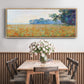 Oat and Poppy Field, 1890 - Floater Framed Canvas Print