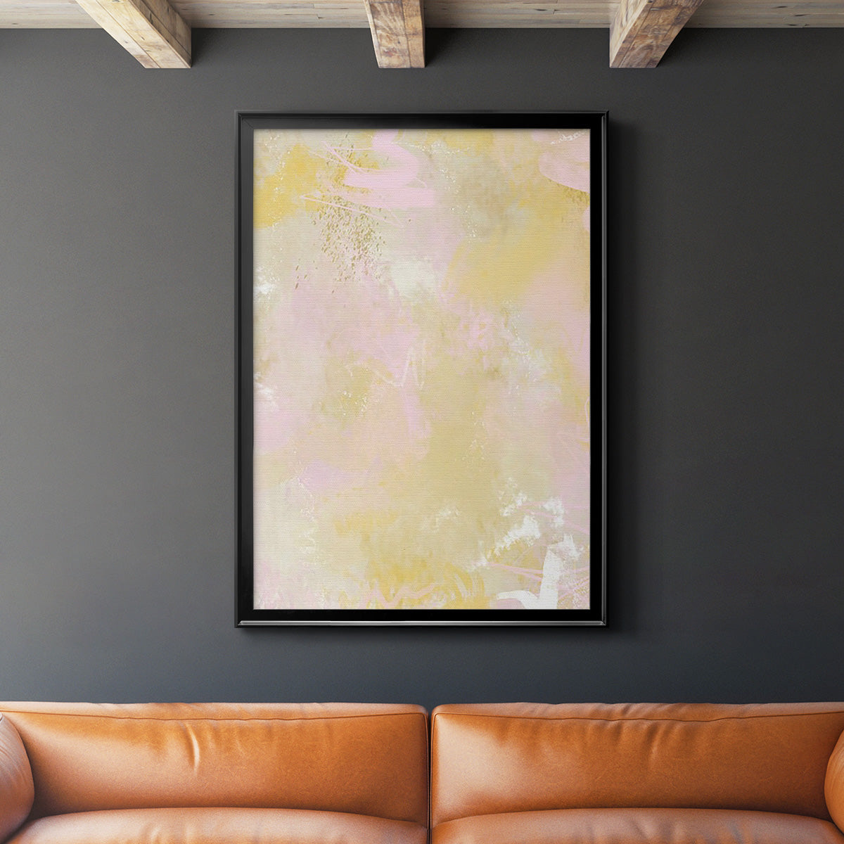 Lily's Laugh II - Modern Framed Canvas Print
