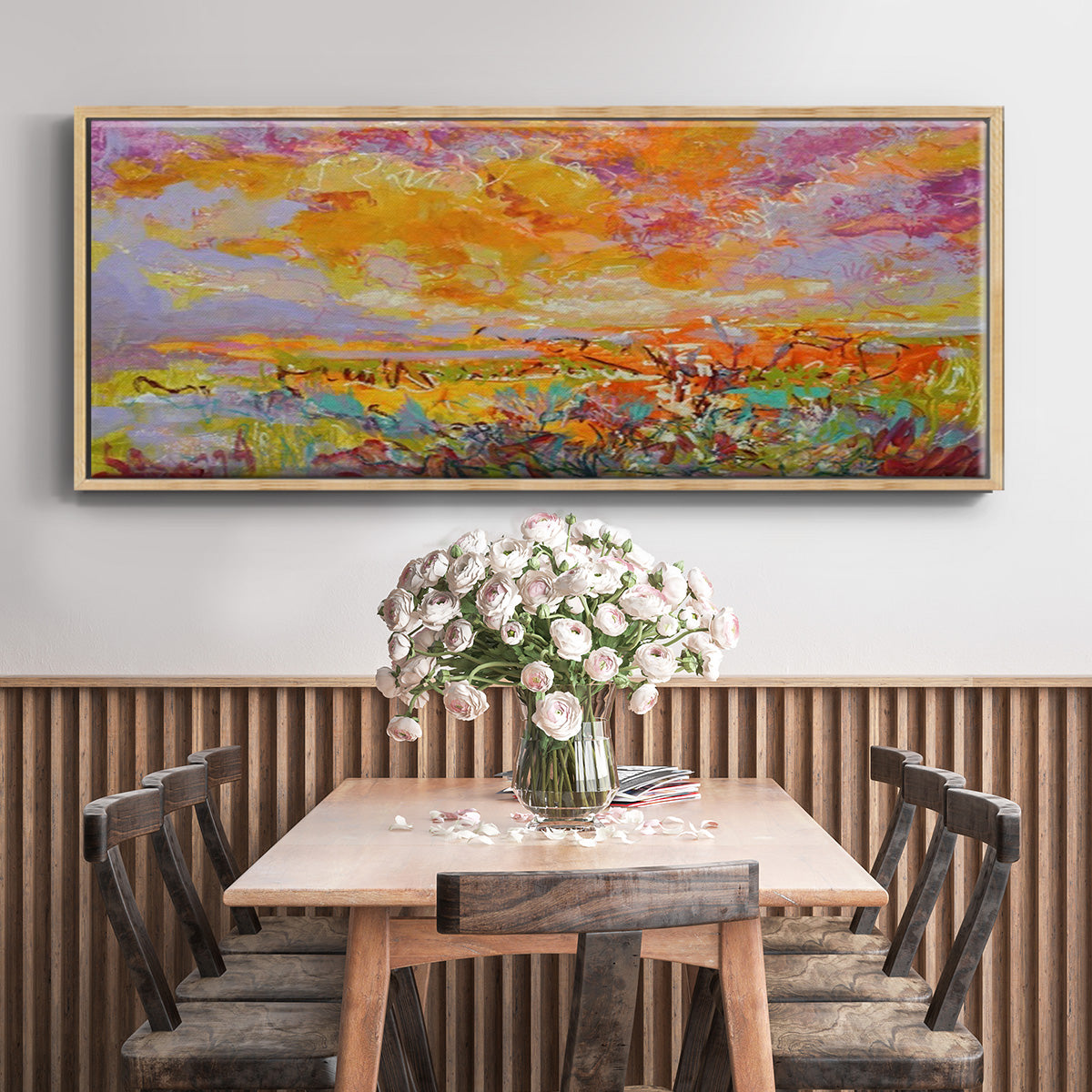 Radiance Remembered - Floater Framed Canvas Print