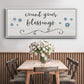 Count Blessings - Floater Framed Canvas Print