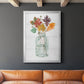 Harvest Home Leaves II - Modern Framed Canvas Print