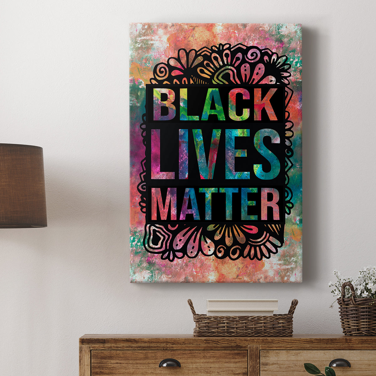 Graffiti Black Lives Matter - Canvas Art Print