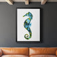 Seahorse - Modern Framed Canvas Print