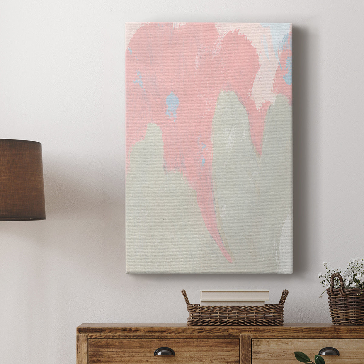 Blushing Abstract IV - Canvas Art Print