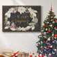 Gilded Christmas Collection A - Framed Gallery Wrapped Canvas in Floating Frame