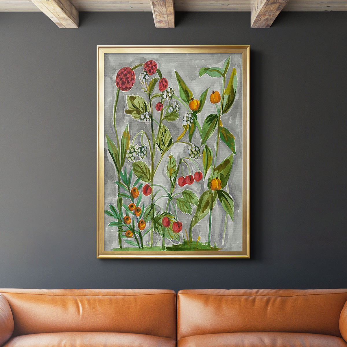 Dear Nature II - Modern Framed Canvas Print