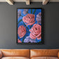 Layered Petals I - Modern Framed Canvas Print