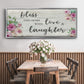Love and Laughter - Floater Framed Canvas Print