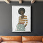 Fashion Vignette II - Modern Framed Canvas Print