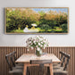 The Garden, 1872 - Floater Framed Canvas Print