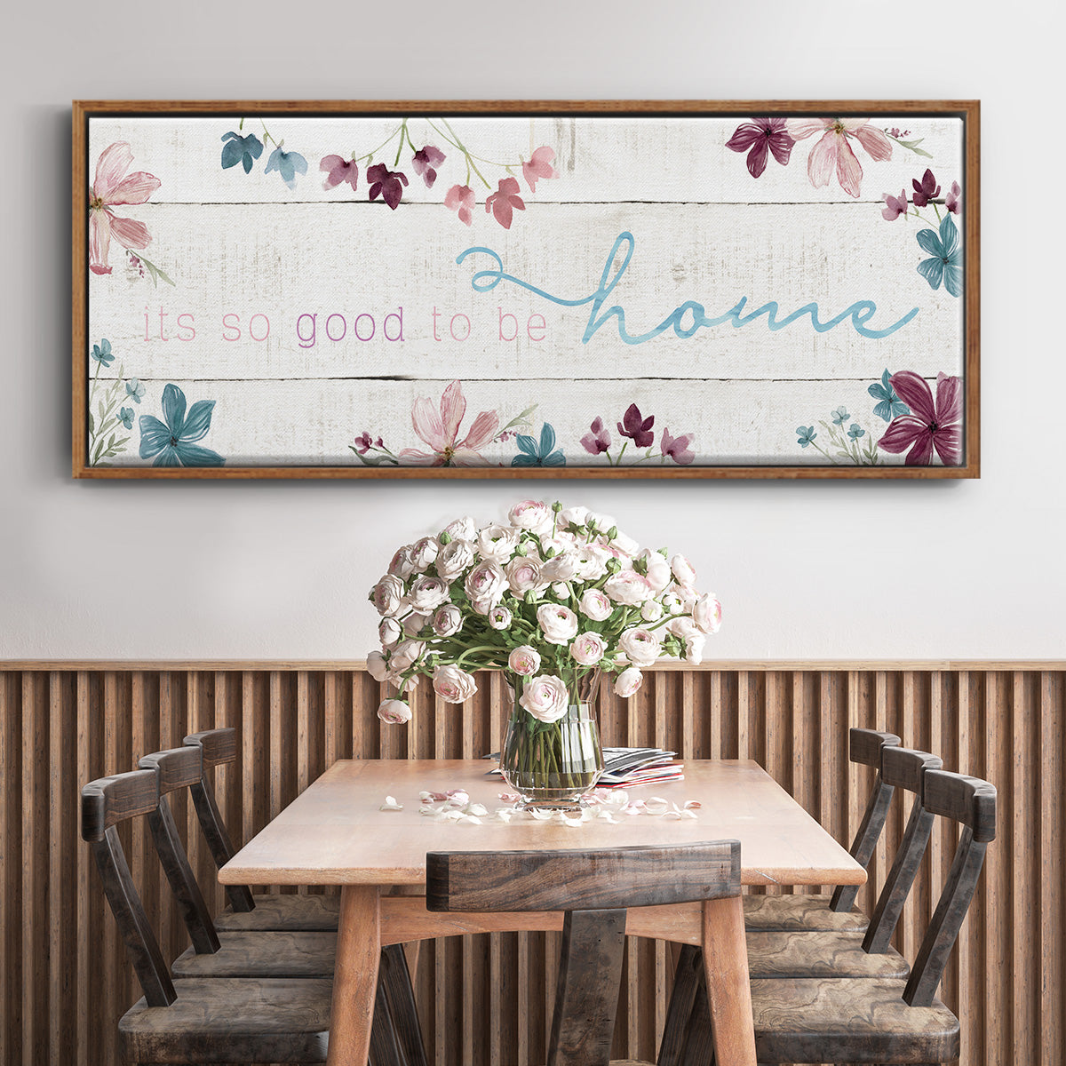 Good To Be Home - Floater Framed Canvas Print
