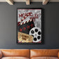 Movie Night II - Modern Framed Canvas Print