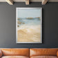 Tranquil Beach I - Modern Framed Canvas Print