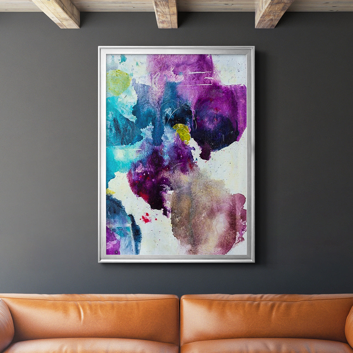 Dreaming II - Modern Framed Canvas Print