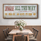 Jingle All the Way - Floater Framed Canvas Print
