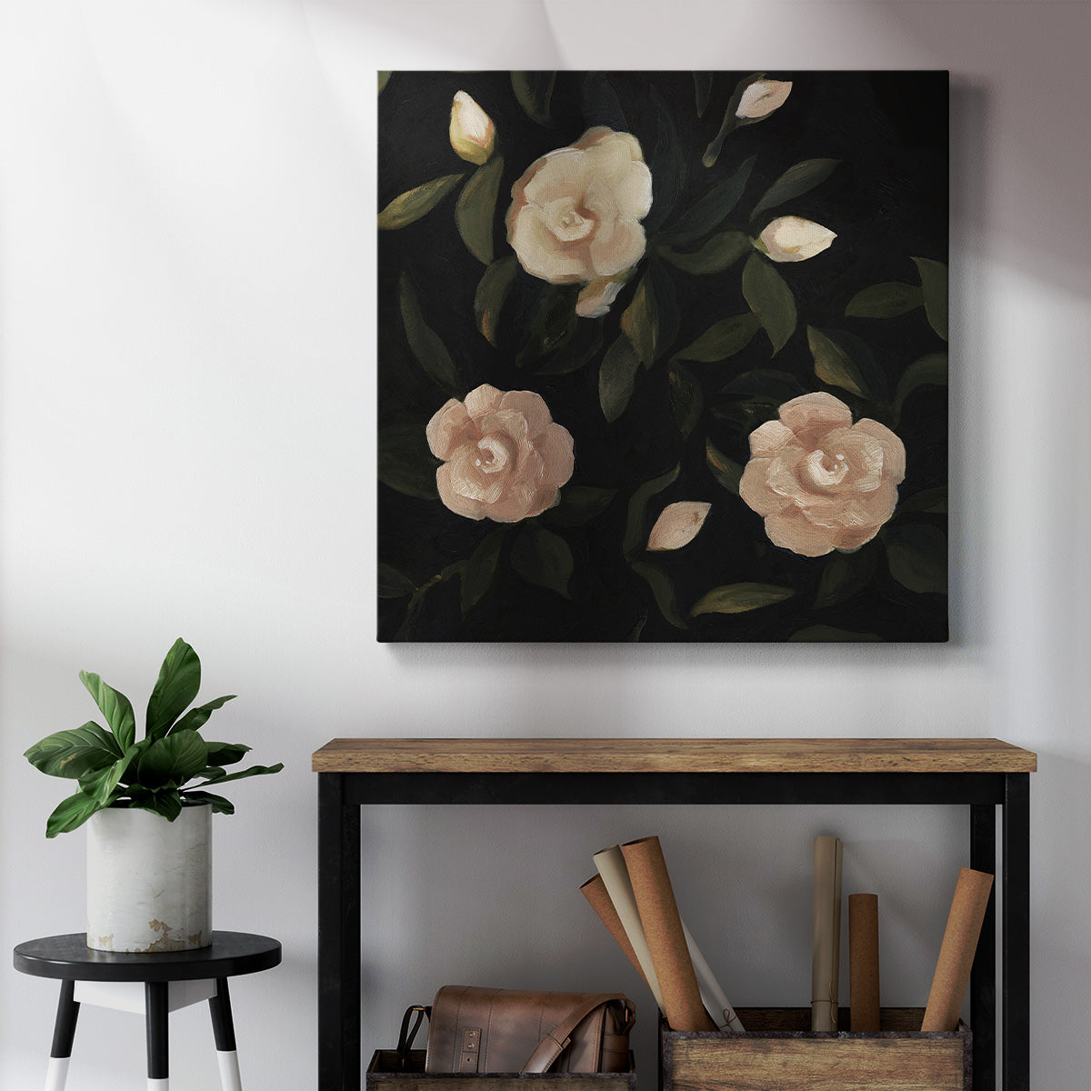 Evening Gardenias II - Canvas Art Print