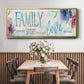 Family Love Story - Floater Framed Canvas Print