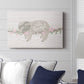 Floral Sloth - Canvas Art Print