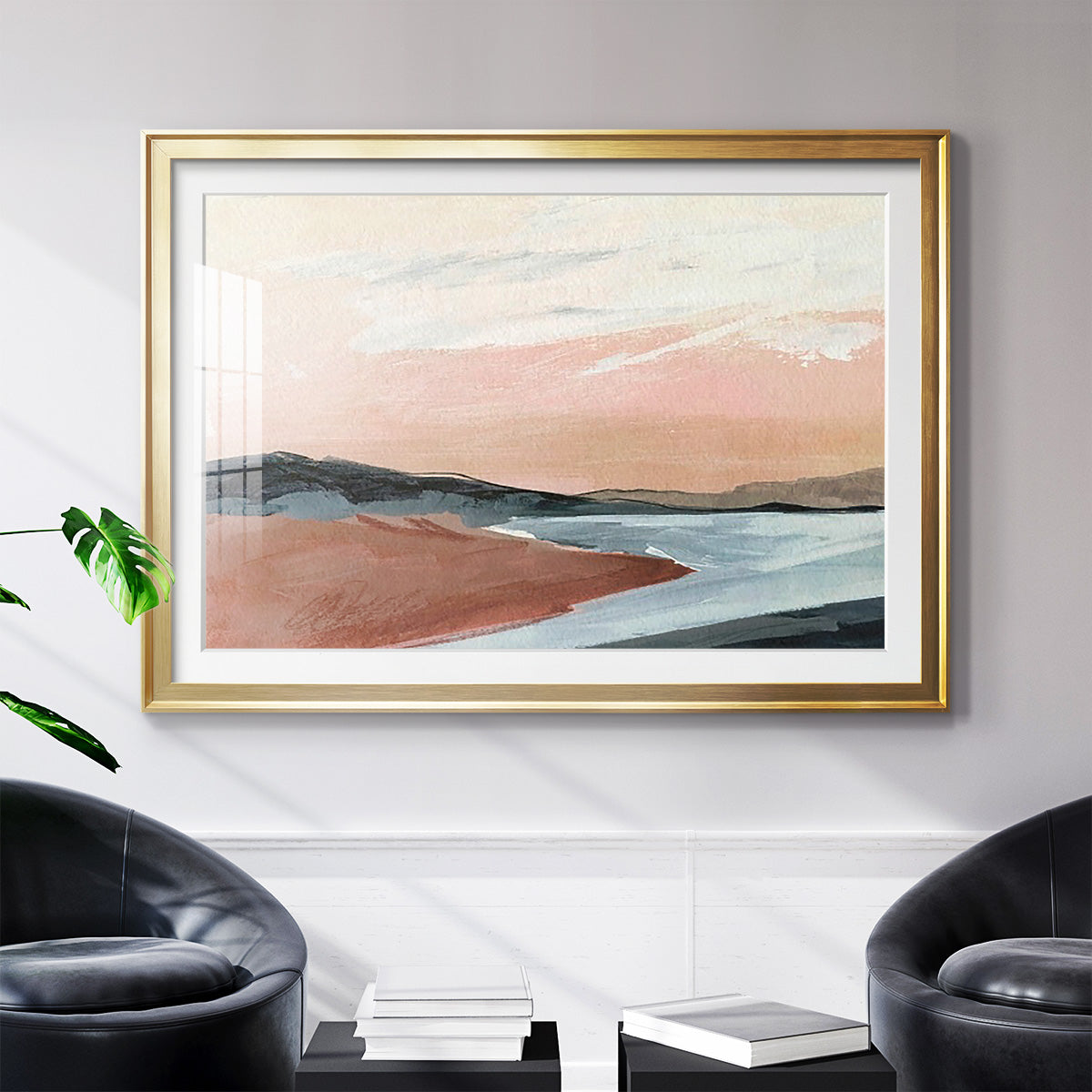 Paynes Coast I - Modern Framed Art Print