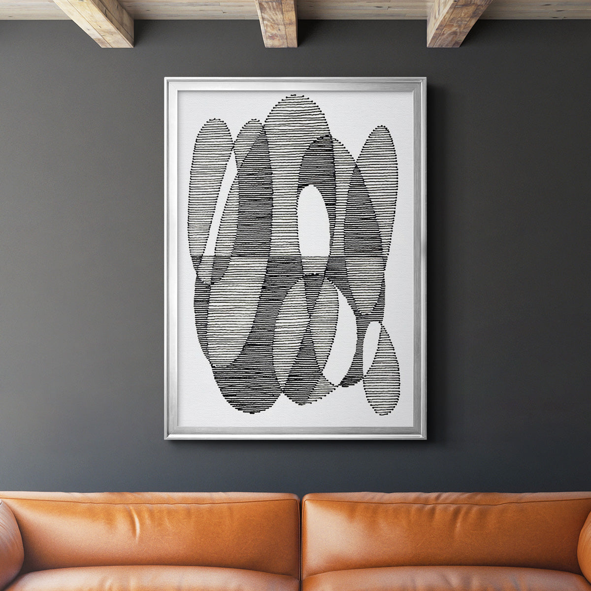 Opposite Day I - Modern Framed Canvas Print