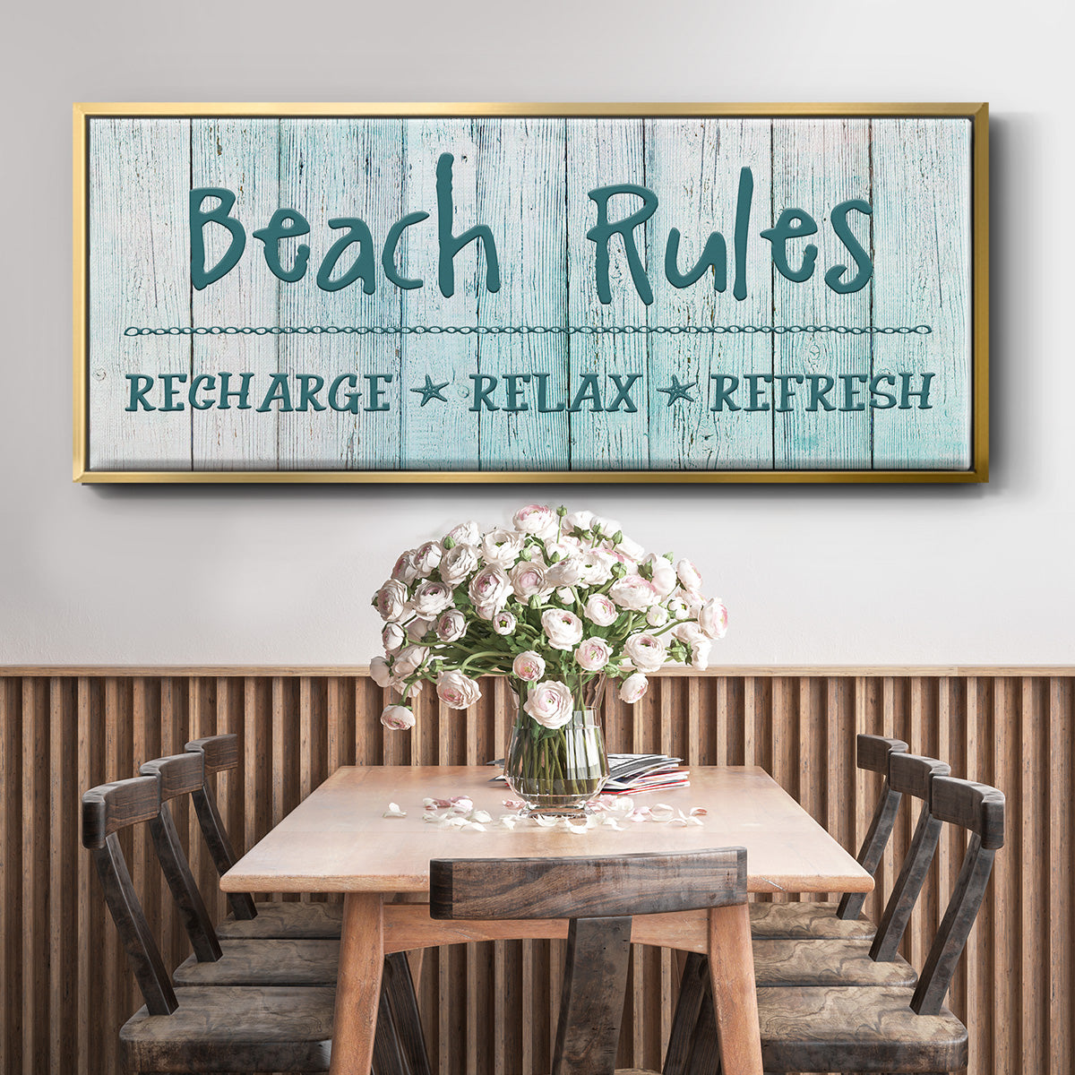 Recharge - Floater Framed Canvas Print