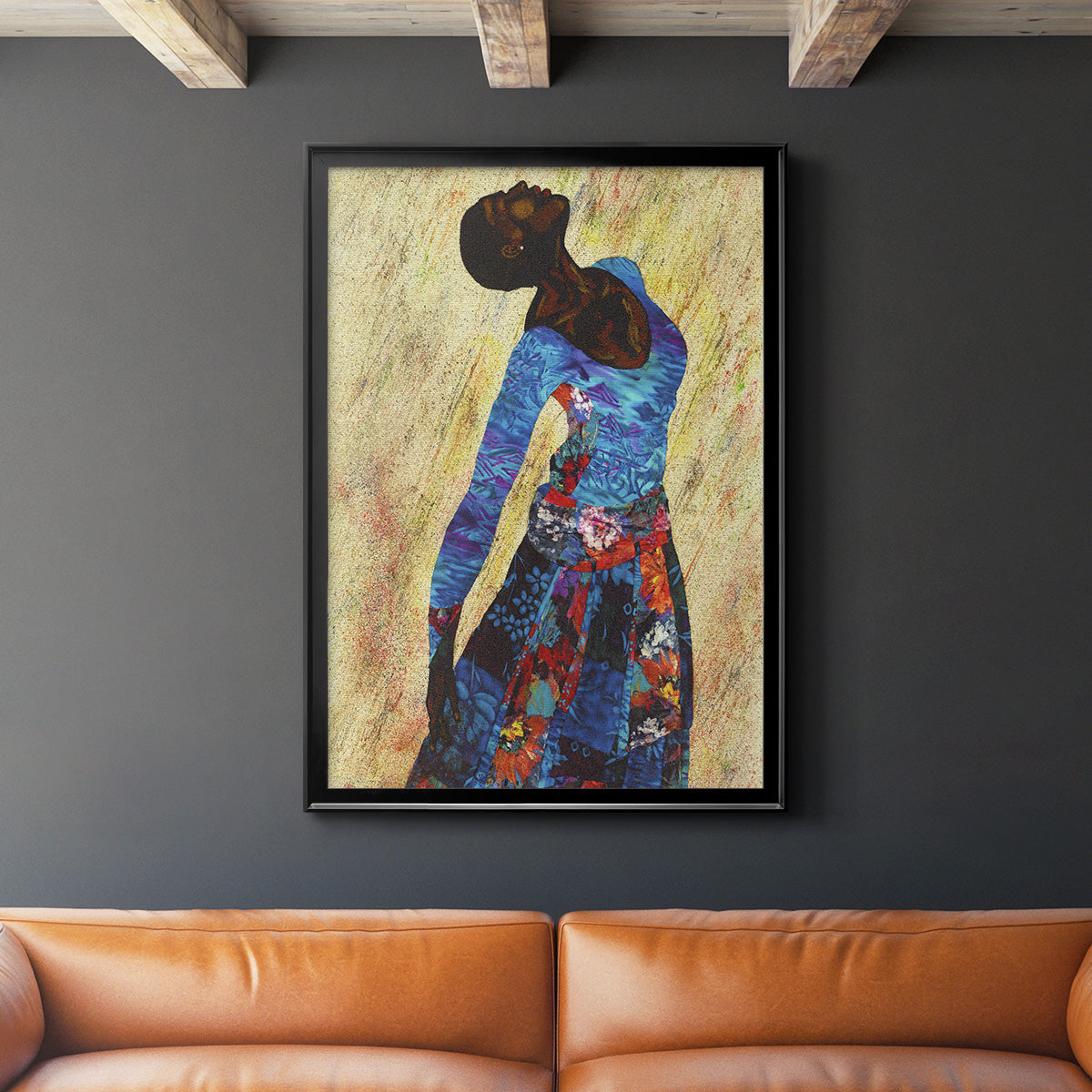 Woman Strong IV - Modern Framed Canvas Print