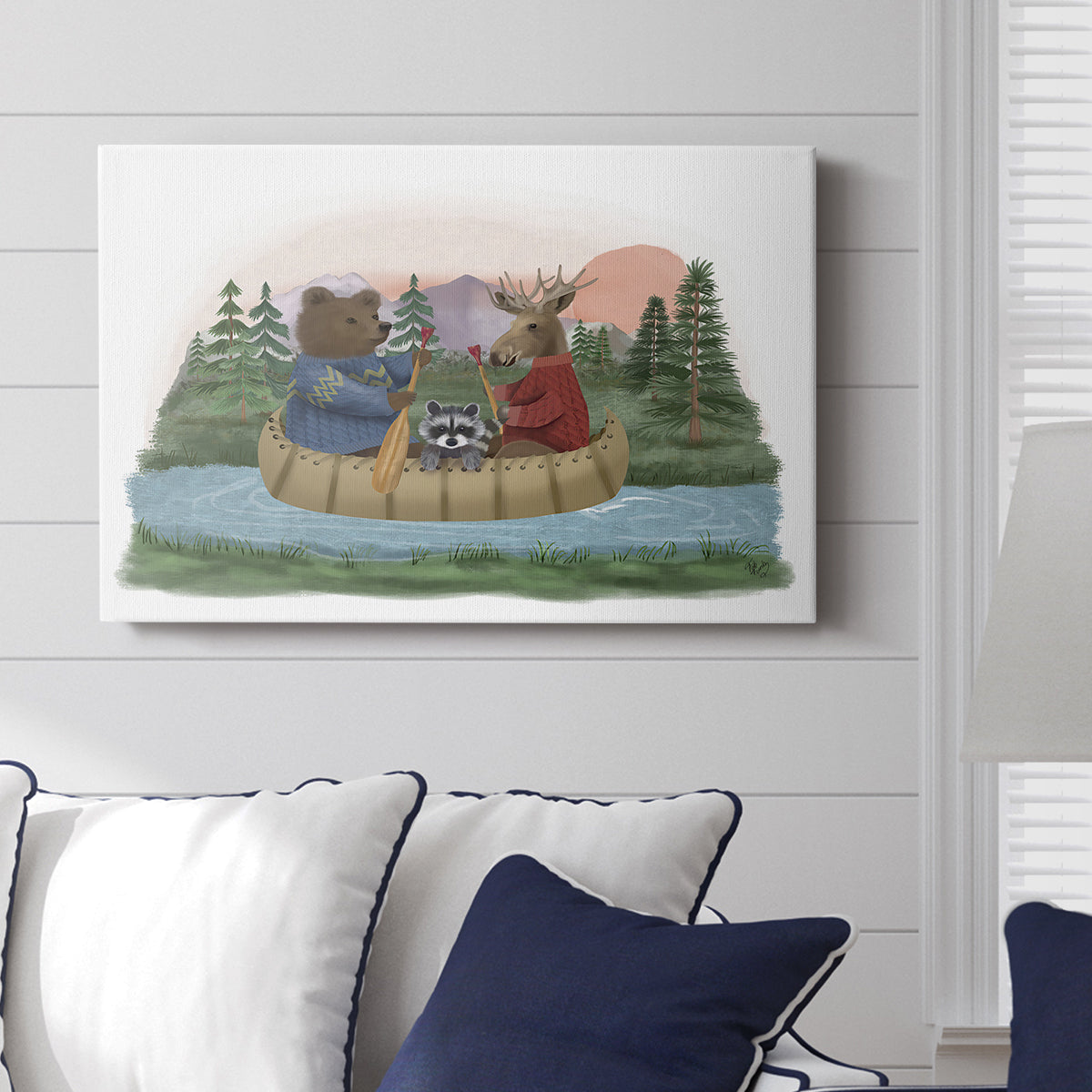 River Trip - Canvas Art Print