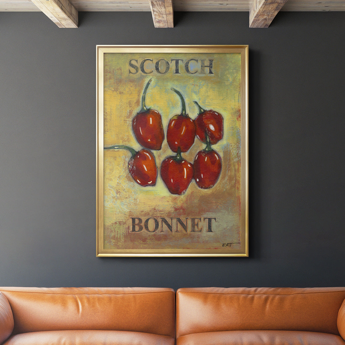 Scotch Bonnet - Modern Framed Canvas Print