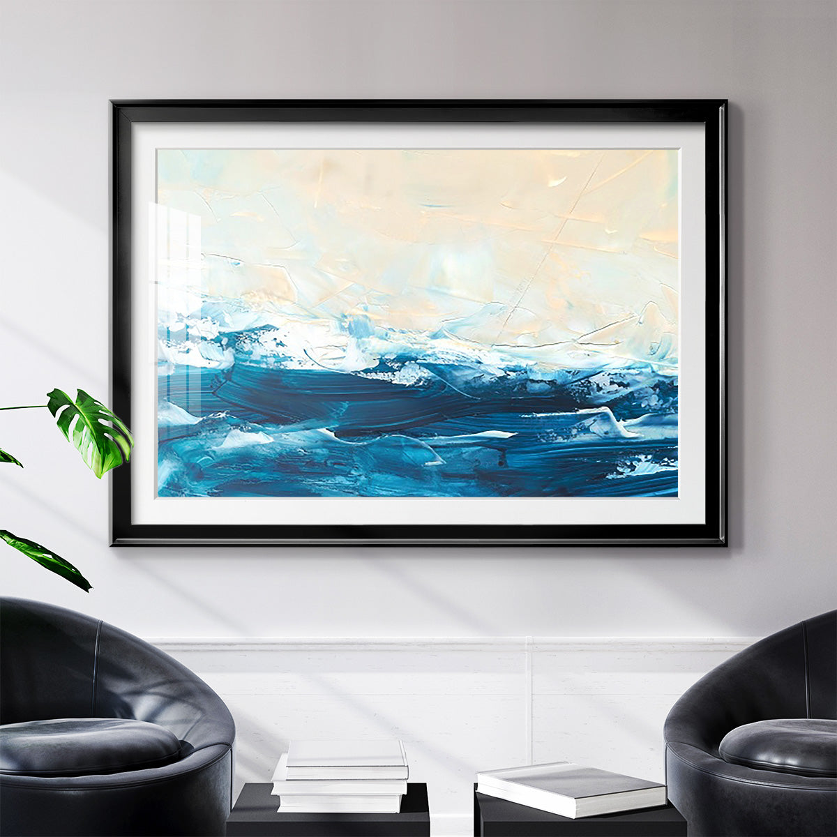 Wave after Wave III - Modern Framed Art Print