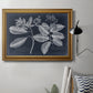 Foliage on Navy IV Premium Framed Canvas- Ready to Hang