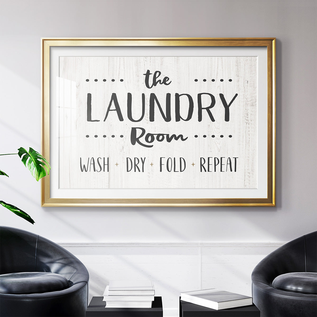 The Laundry Room - Modern Framed Art Print