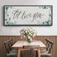 Let Love Grow - Floater Framed Canvas Print