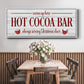 Hot Cocoa Bar - Floater Framed Canvas Print
