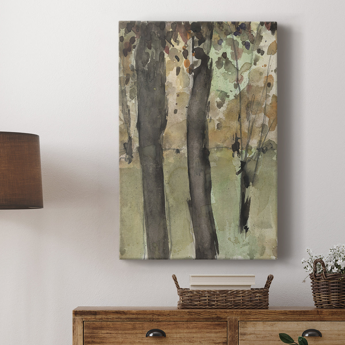 Under the Tree Confetti I - Canvas Art Print