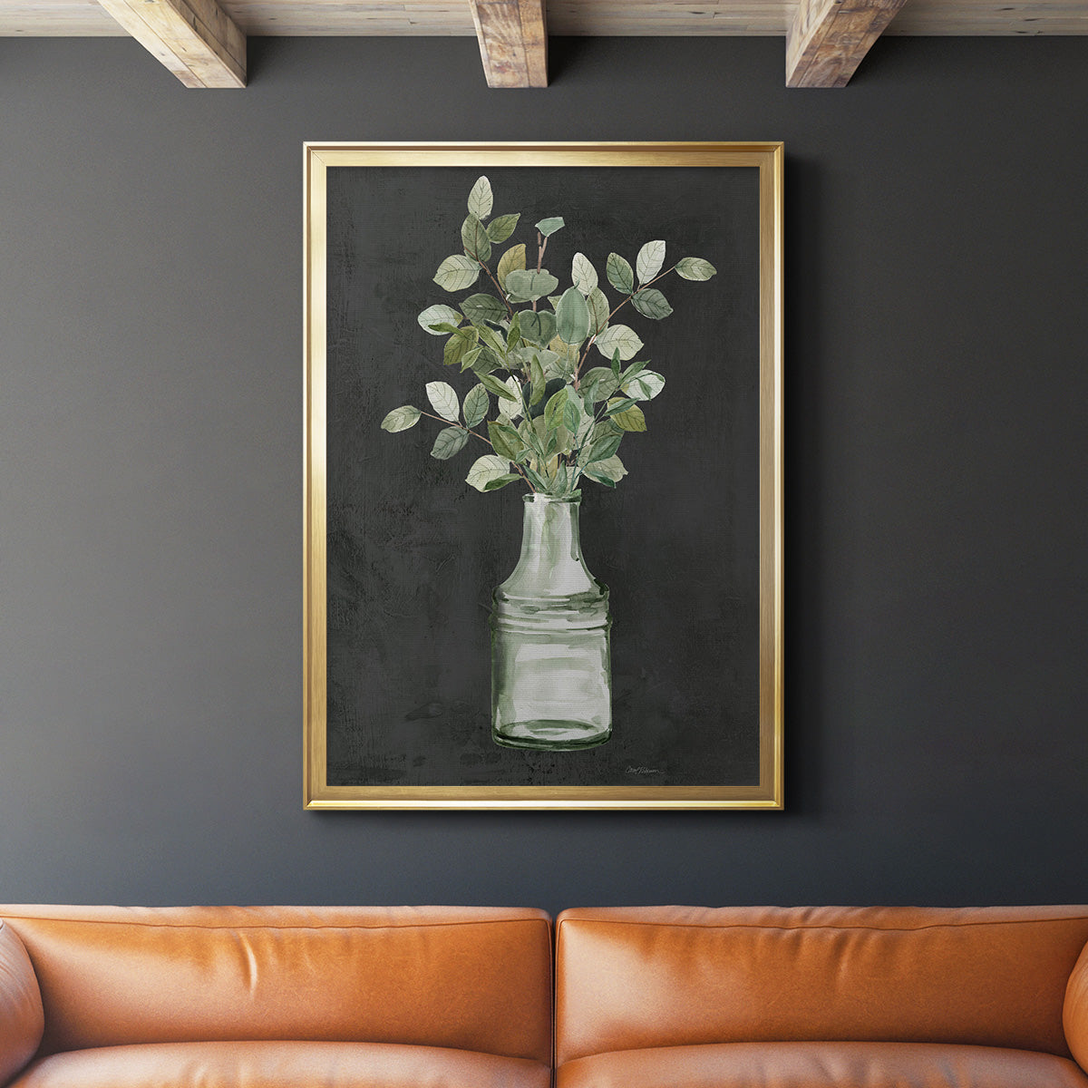 Artisanal Bouquet I - Modern Framed Canvas Print