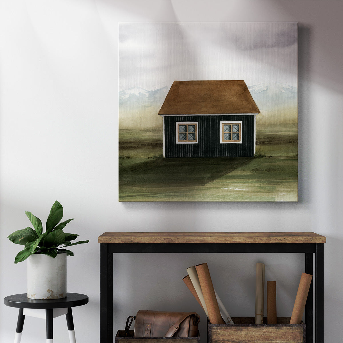 Nordic Cottage II-Premium Gallery Wrapped Canvas - Ready to Hang