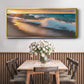 Miners Beach Light - Floater Framed Canvas Print