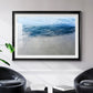 Aegean Blue Water - Modern Framed Art Print