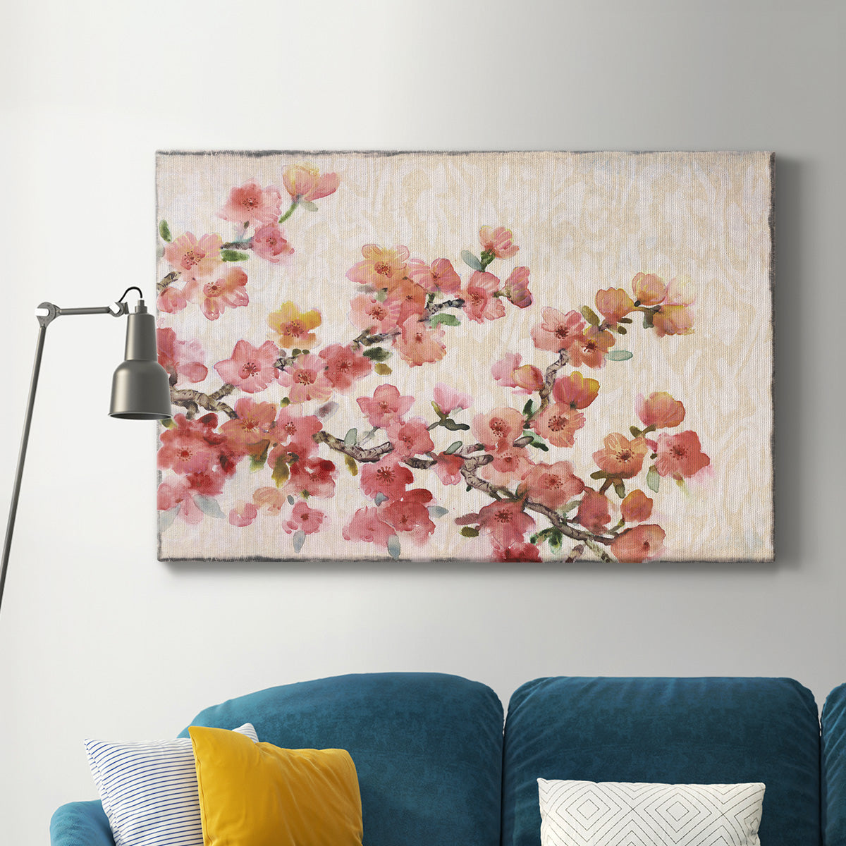 Cherry Blossom Composition II Premium Gallery Wrapped Canvas - Ready to Hang