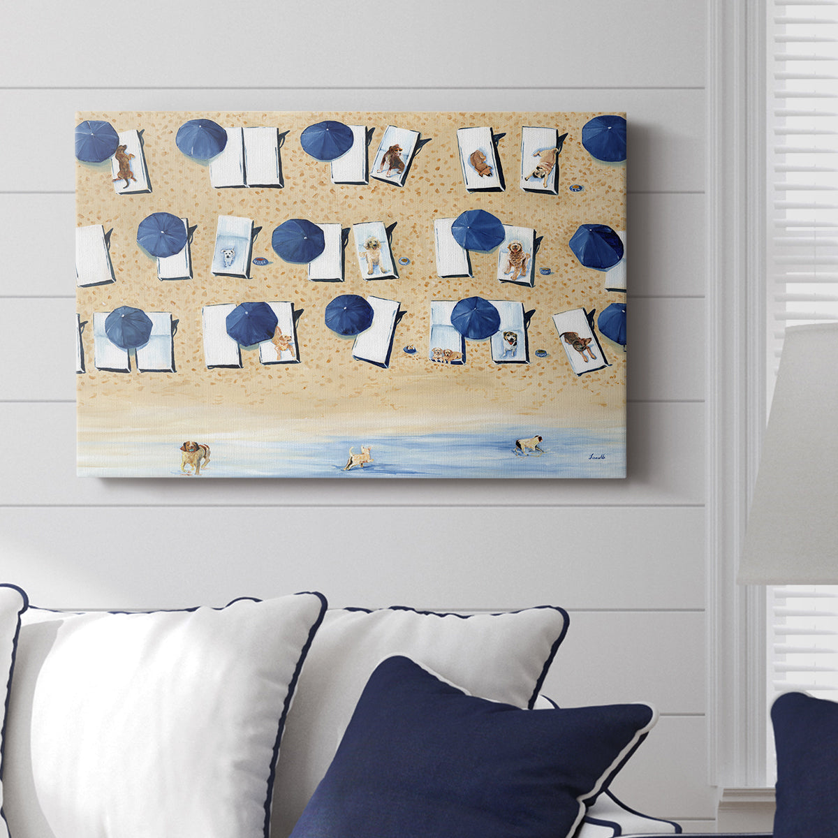 Dogs Allowed - Canvas Art Print