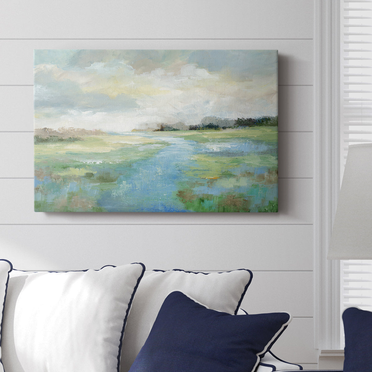 Winding Stream - Canvas Art Print