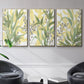 Sea Grass Fresco I - Framed Premium Gallery Wrapped Canvas L Frame 3 Piece Set - Ready to Hang