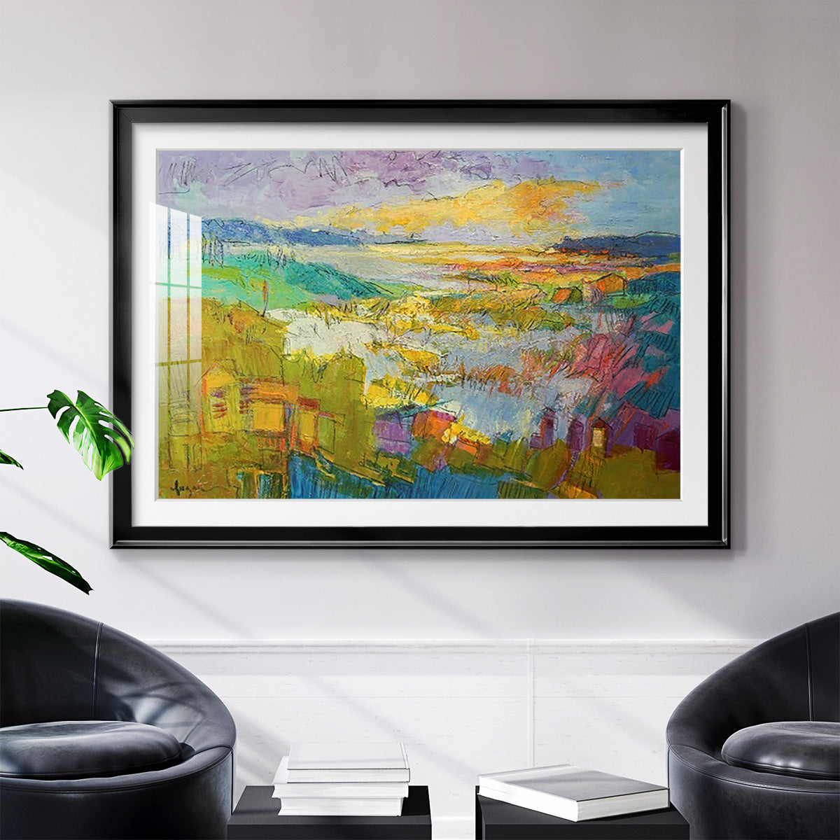 Diamond Girl Dances - Modern Framed Art Print