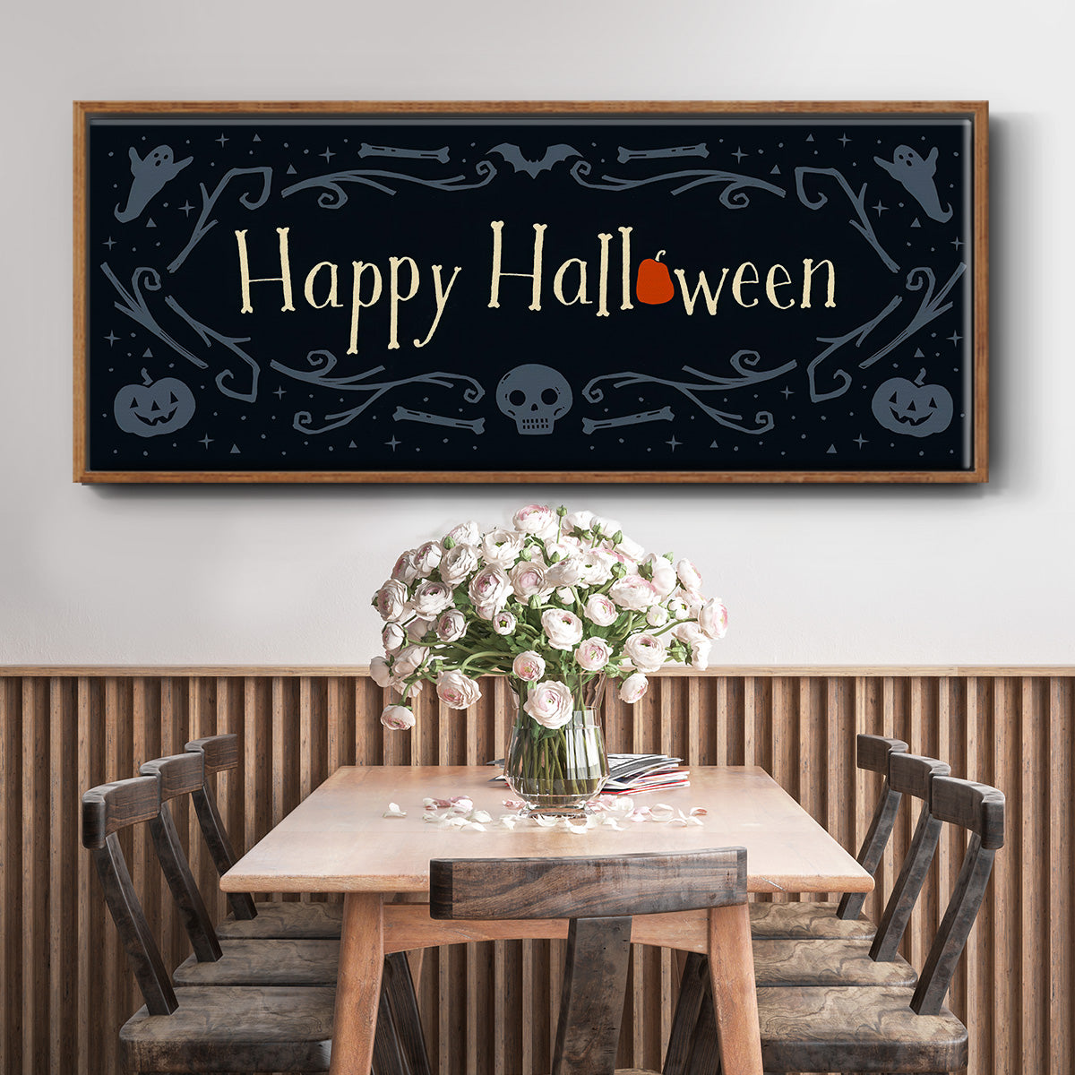 Skeleton Crew Collection D - Floater Framed Canvas Print