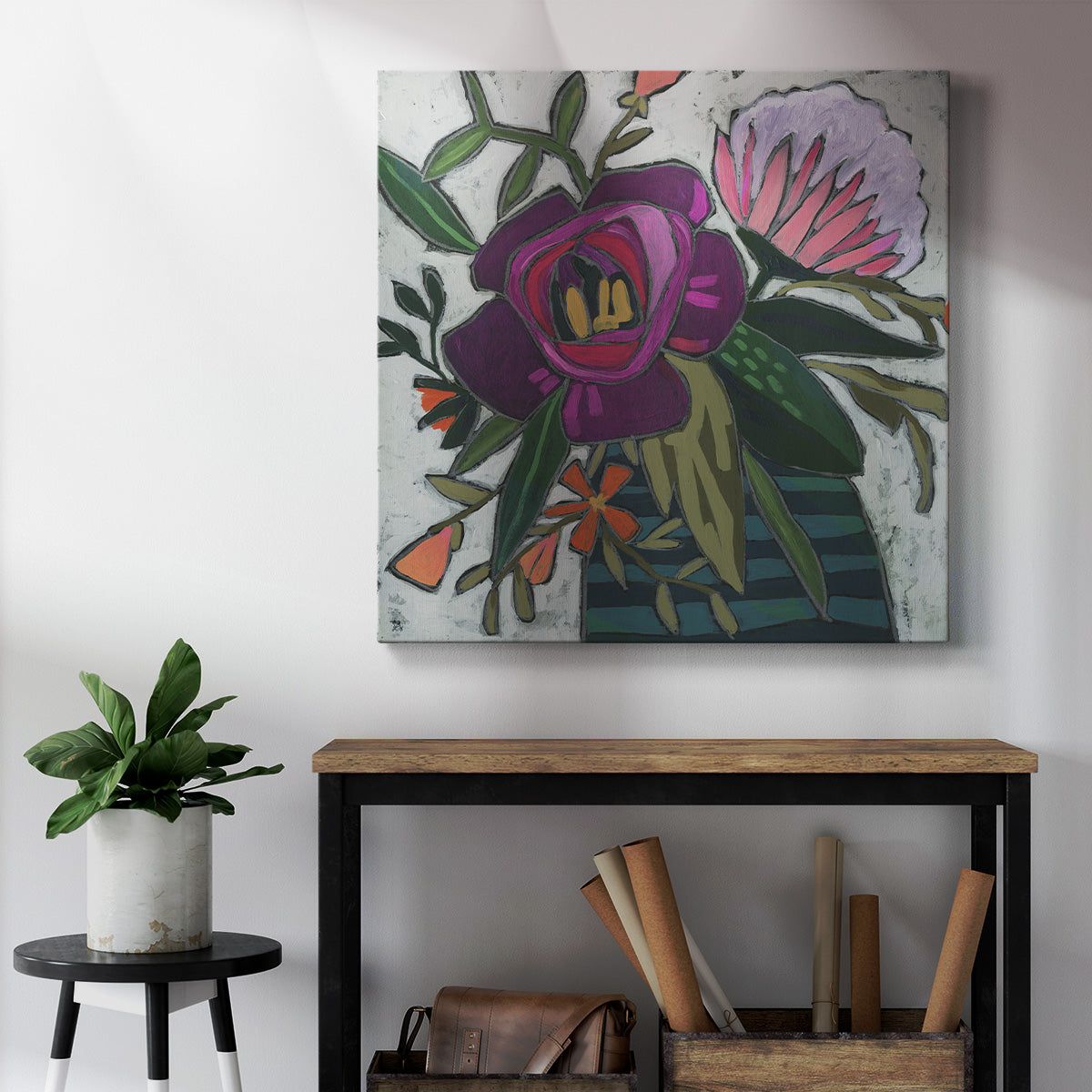 Carnivale Flora I - Canvas Art Print