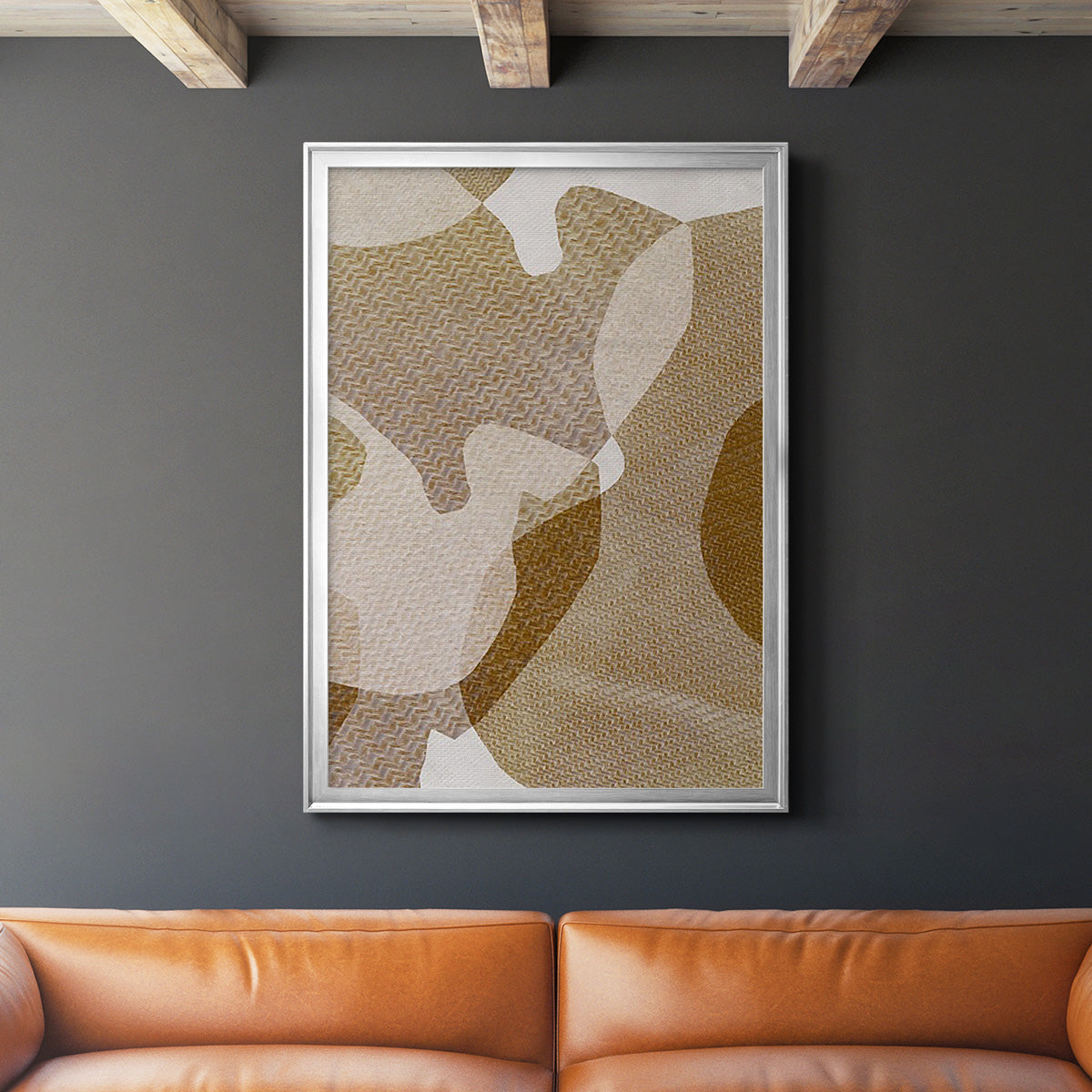 Texture Desert II - Modern Framed Canvas Print