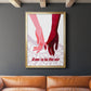 Groovy Love II - Modern Framed Canvas Print