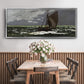Stormy Seascape, 1867 - Floater Framed Canvas Print