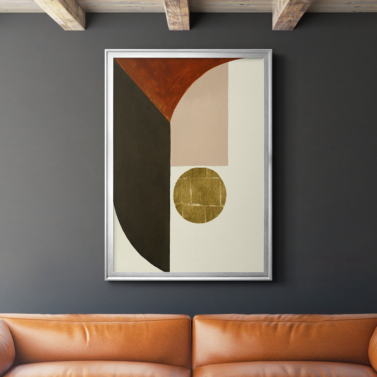 High Notes II - Modern Framed Canvas Print